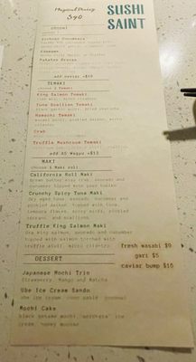 Menu photo 3 Sushi Saint Winter Park Winter Park, FL Menu photo 3 Sushi Saint Winter Park Winter Park, FL