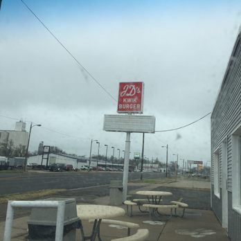 J D's Kwik Burger - The sign you see from the street, with out it you will pass it. - Burgers Near Me - McPherson, Kansas