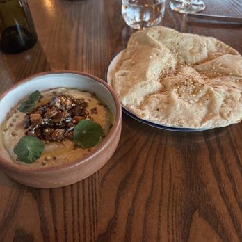 Cellar Hand - Baba ganouj and pita - Mediterranean Near Me - San Diego, California