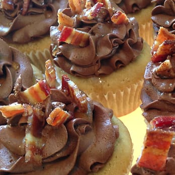 Mrs. McLovets' Cupcakes - Maple Bacon Cupcake with 'Newsom's Old Mill Store' Bacon - Bakeries Near Me - Princeton, Kentucky Mrs. McLovets' Cupcakes - Maple Bacon Cupcake with 'Newsom's Old Mill Store' Bacon - Bakeries Near Me - Princeton, Kentucky