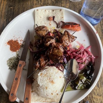 Dunya Bistro - Lamb brochettes - Mediterranean Near Me - San Francisco, California