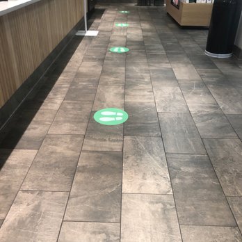 Starbucks - Six feet intervals marked to reduce confusion - Coffee & Tea Near Me - Dothan, Alabama Starbucks - Six feet intervals marked to reduce confusion - Coffee & Tea Near Me - Dothan, Alabama