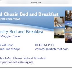 Ard Chuain Bed and Breakfast - Bed and Breakfast, Portree, Isle of Skye