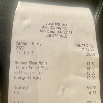 Dumpling Inn - Chinese Near Me - San Diego, California