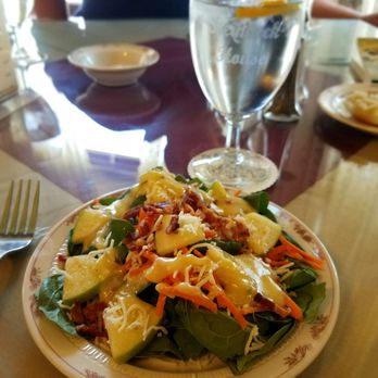Steinbeck House Restaurant - Side salad with house dressing was delicious!!! - American Near Me - Salinas, California