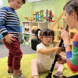 Almaden Academy of Music - More than egg shakers & scarves - kids meet all the orchestral instruments up close in our group preK classes and camps.