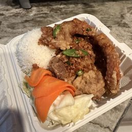 Chili garlic pork Chili garlic pork