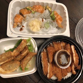 Hooked on Sushi - Killer Salmon Roll, Chicken Katsu Bowl, Chicken Gyoza - Sushi Bars Near Me - Fort Worth, Texas