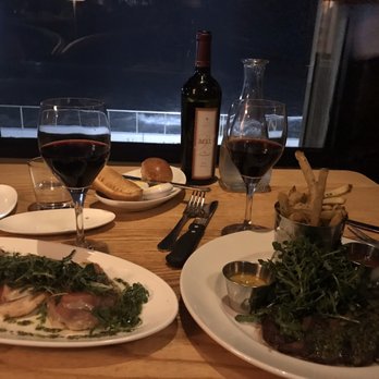 Moonraker Restaurant - Chicken Cordon Blue and Steak Frites - New American Near Me - Pacifica, California