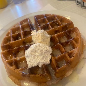 Not Another Pancake House - Cinnamon swirl waffle - Breakfast & Brunch Near Me - Williamsburg, Virginia Not Another Pancake House - Cinnamon swirl waffle - Breakfast & Brunch Near Me - Williamsburg, Virginia