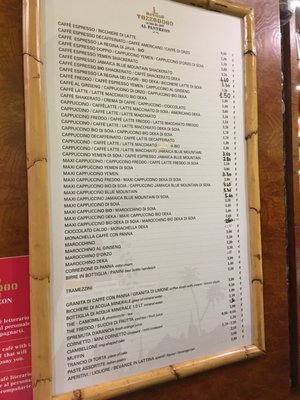 Menu photo 6 La Casa del Tazza d'Oro Rome, RM Menu photo 6 La Casa del Tazza d'Oro Rome, RM