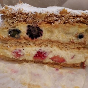 Martha's Country Bakery - Very Berry Napoleon ....the layer pastry was too soggy... - Bakeries Near Me - Bayside, New York