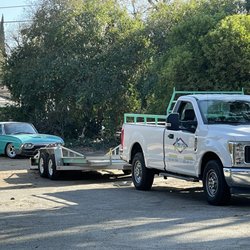 Lister Rents, Inc - Lister Rents truck and car trailer and my 1963 T-Bird.