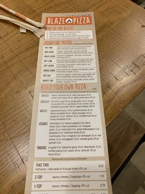 Menu photo 3 Blaze Pizza Miami, FL