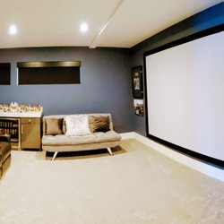 Bay Area Smart Home - 150" Home Theater with full surround.