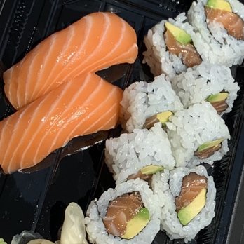Kabuto - Salmon Nigiri & Salmon Avocado Roll - Japanese Near Me - Seal Beach, California Kabuto - Salmon Nigiri & Salmon Avocado Roll - Japanese Near Me - Seal Beach, California