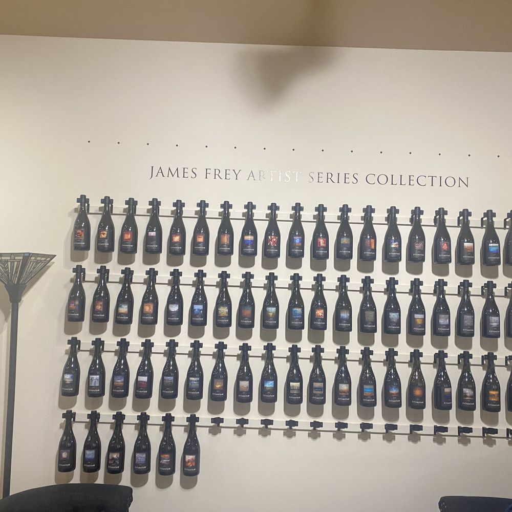 Trisaetum Winery - Wall of Art Bottles - Wineries Near Me - Newberg, Oregon Trisaetum Winery - Wall of Art Bottles - Wineries Near Me - Newberg, Oregon