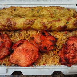 BBQ chicken platter