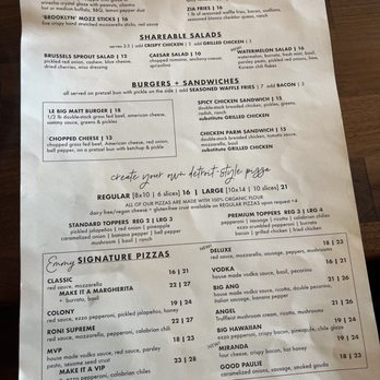 Emmy Squared Pizza - Menu - Pizza Near Me - Birmingham, Alabama