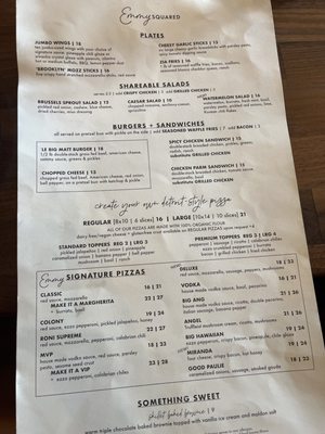 Menu photo 3 Emmy Squared Pizza Birmingham, AL
