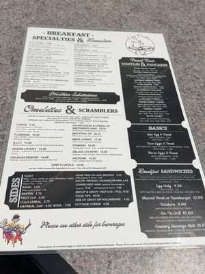 Menu photo 1 Elm Centre Cafe Southbridge, MA