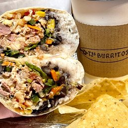 Smoked Chicken Burrito