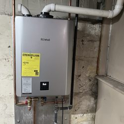 OC Piping Service - Wall Hung water heater system.