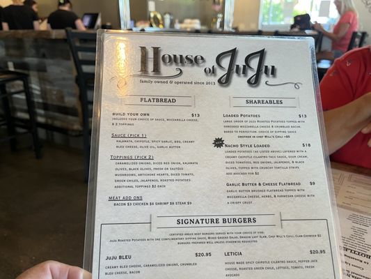 Menu photo 5 House of JuJu Clovis, CA Menu photo 5 House of JuJu Clovis, CA