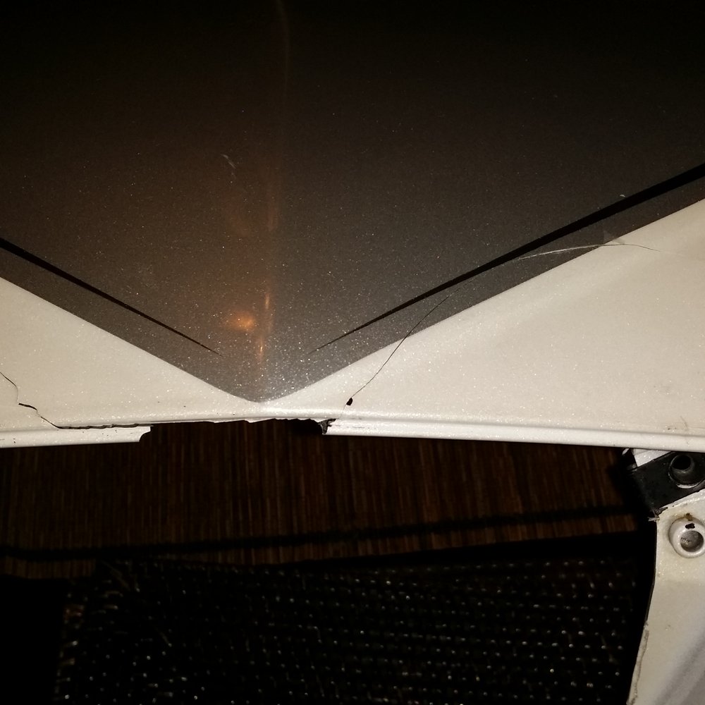 Victory Fairing Damage