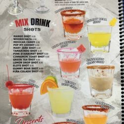 Don Chente - Alcoholic beverage menu