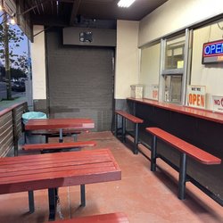 Tokyo Teriyaki And Burger - Outside seating. Very laid back diner feel