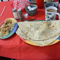 Mexiquito - Taco and side of hash browns