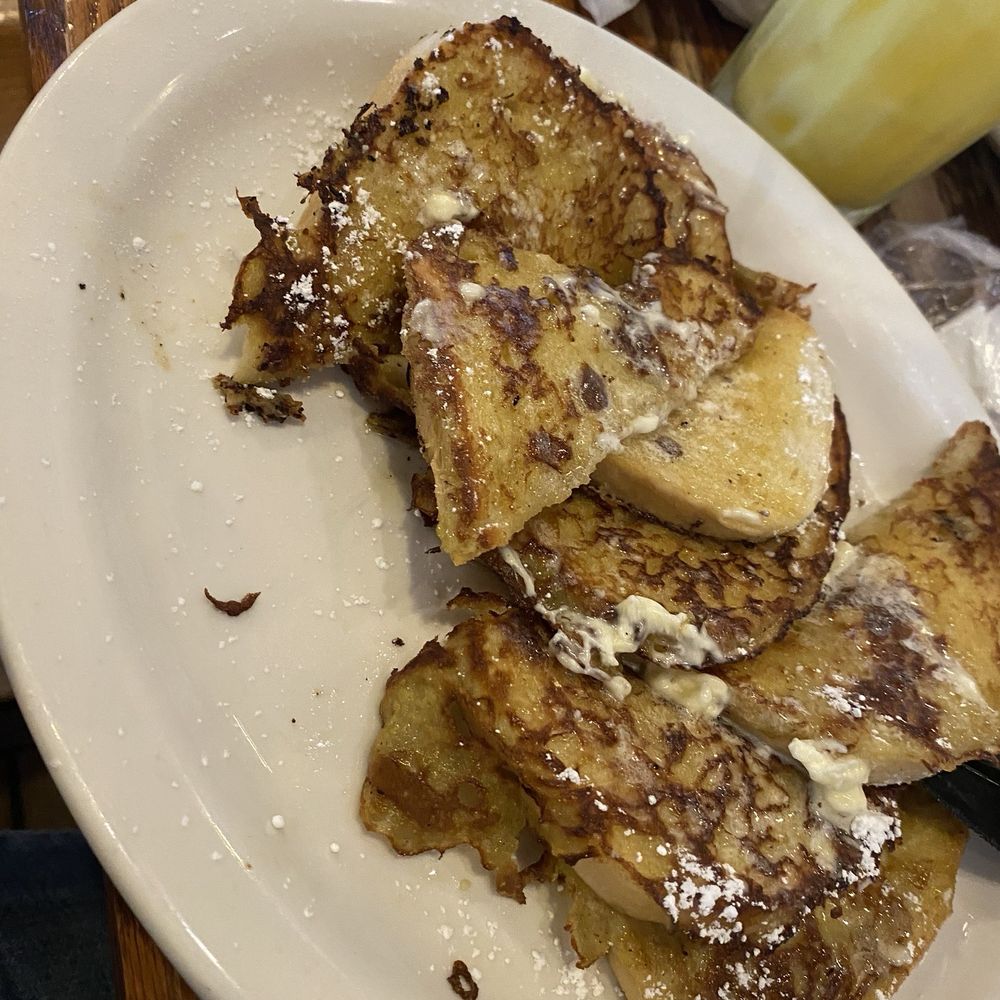 Cracker Barrel Old Country Store - Grandma's Sampler French Toast Breakfast - American Near Me - Jacksonville, Florida Cracker Barrel Old Country Store - Grandma's Sampler French Toast Breakfast - American Near Me - Jacksonville, Florida