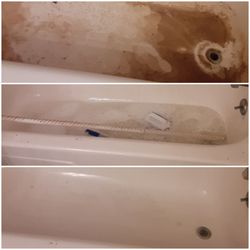 Married 2 The Mop - Tub before/ after