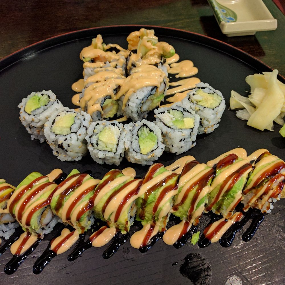Shogun Sushi-Teriya - Monkey, real crab California and shrimp tempura rolls (special maki combo) - Sushi Bars Near Me - Chester, Maryland Shogun Sushi-Teriya - Monkey, real crab California and shrimp tempura rolls (special maki combo) - Sushi Bars Near Me - Chester, Maryland