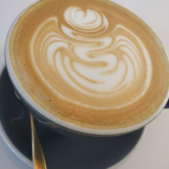 Prospect Coffee Roasters - The top shelf latté Vanilla bourbon, pine, coffee Hello smooth, definitely worth that six bucks, the latté art is pretty much gold as well - Coffee Roasteries Near Me - Ventura, California Prospect Coffee Roasters - The top shelf latté Vanilla bourbon, pine, coffee Hello smooth, definitely worth that six bucks, the latté art is pretty much gold as well - Coffee Roasteries Near Me - Ventura, California