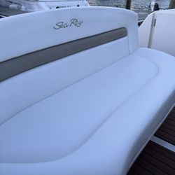 Haudini Upholstery & Auto Care - Aft cushion matches perfect.