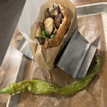 Miznon - Wild Mushroom in pita - Mediterranean Near Me - New York, New York