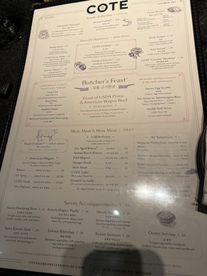 Menu photo 4 COTE Korean Steakhouse New York, NY Menu photo 4 COTE Korean Steakhouse New York, NY