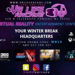 VR Life Arcade - Winter Break Promo Code WB10