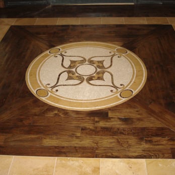 Excalibur Hardwood Floors - Stone Medalion installed on Hardwood Flooring in Scottsdale Arizona - Flooring Near Me - Mesa, Arizona Excalibur Hardwood Floors - Stone Medalion installed on Hardwood Flooring in Scottsdale Arizona - Flooring Near Me - Mesa, Arizona