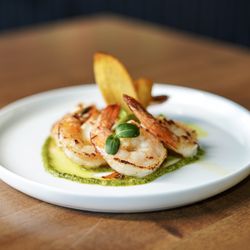 Golden Sparrow - Chimichurri grilled shrimp
