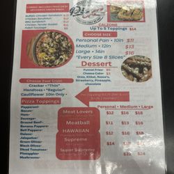 Firecracker's Pizza - Up to date menu