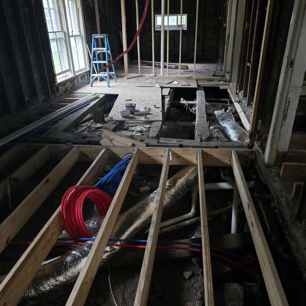 Segrest HVAC - Running HVAC under the crawlspace. So creative! - Heating & Air Conditioning/HVAC Near Me - Springfield, Ohio Segrest HVAC - Running HVAC under the crawlspace. So creative! - Heating & Air Conditioning/HVAC Near Me - Springfield, Ohio