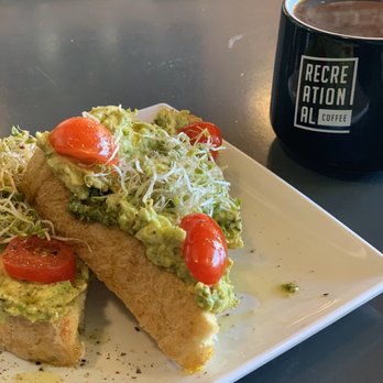 Recreational Coffee - Avocado toast with Pour over coffee a year after the first time. - Coffee & Tea Near Me - Long Beach, California Recreational Coffee - Avocado toast with Pour over coffee a year after the first time. - Coffee & Tea Near Me - Long Beach, California