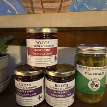 Roots Kitchen & Cannery - The jams , not too sweet , just so good . Ordered sour plum w sage , it back ordered .:( - Bakeries Near Me - Belgrade, Montana Roots Kitchen & Cannery - The jams , not too sweet , just so good . Ordered sour plum w sage , it back ordered .:( - Bakeries Near Me - Belgrade, Montana