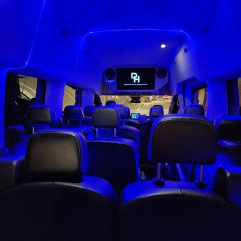 DHannah's Luxury Transportation - 13-Passenger Part Van (interior) - Limos Near Me DHannah's Luxury Transportation - 13-Passenger Part Van (interior) - Limos Near Me