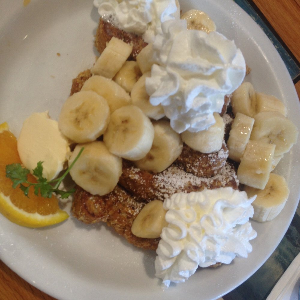 Beach Break Cafe - Banana French toast!!!! - Breakfast & Brunch Near Me - Oceanside, California