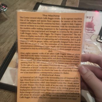 Caffe Reggio - The history! - Italian Near Me - New York, New York Caffe Reggio - The history! - Italian Near Me - New York, New York