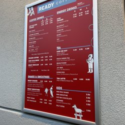 Ready Coffee - Menu